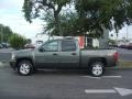 2011 Steel Green Metallic Chevrolet Silverado 1500 LT Crew Cab 4x4  photo #4