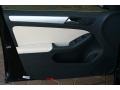 Cornsilk Beige 2011 Volkswagen Jetta SEL Sedan Door Panel