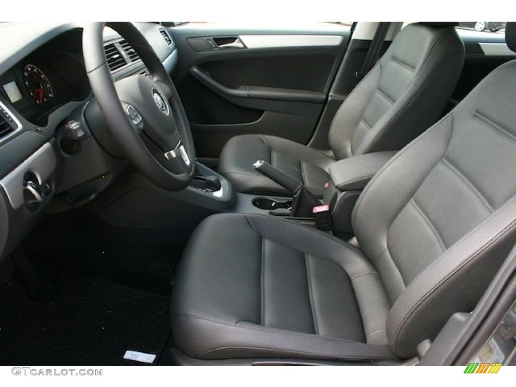 Titan Black Interior 2011 Volkswagen Jetta SEL Sedan Photo #38467877