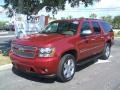 2011 Red Jewel Tintcoat Chevrolet Suburban LTZ  photo #1