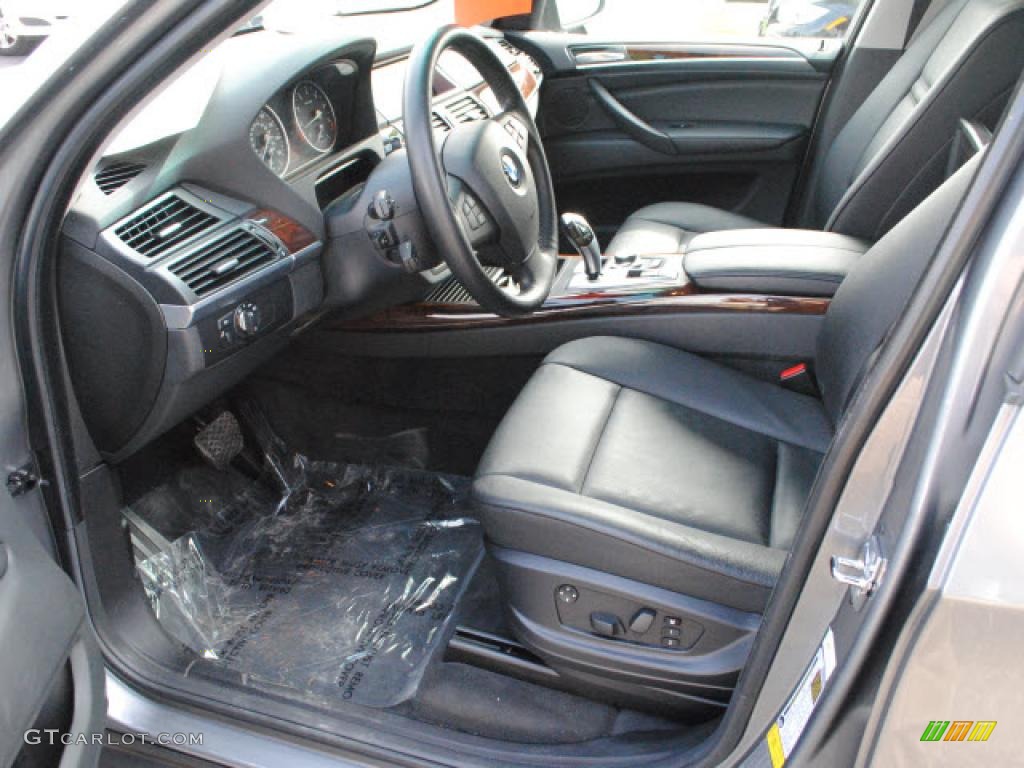 Black Interior 2007 BMW X5 3.0si Photo #38468465