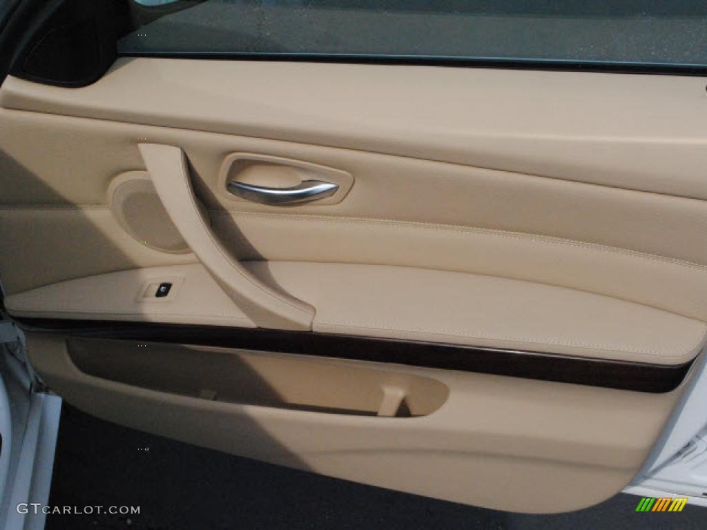 2009 BMW 3 Series 328i Sport Wagon Beige Door Panel Photo #38469281