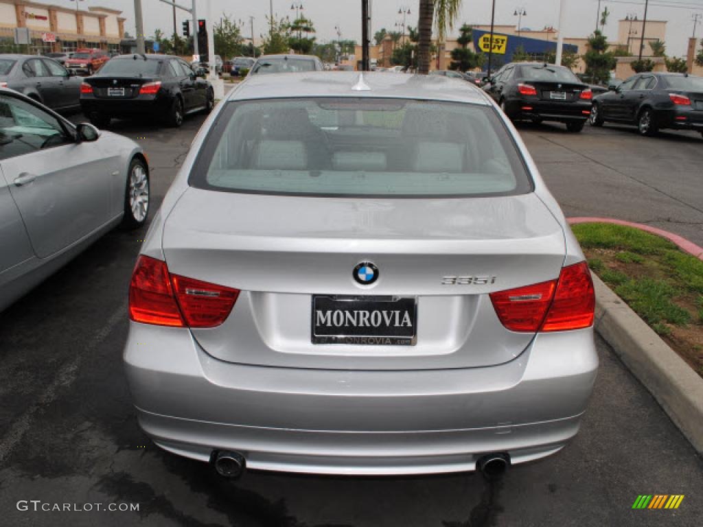 2009 3 Series 335i Sedan - Titanium Silver Metallic / Grey photo #9
