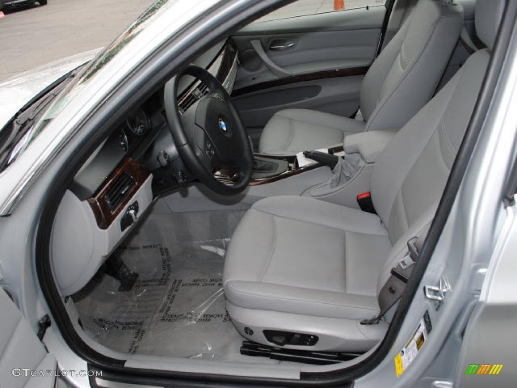 Grey Interior 2009 BMW 3 Series 335i Sedan Photo #38469705