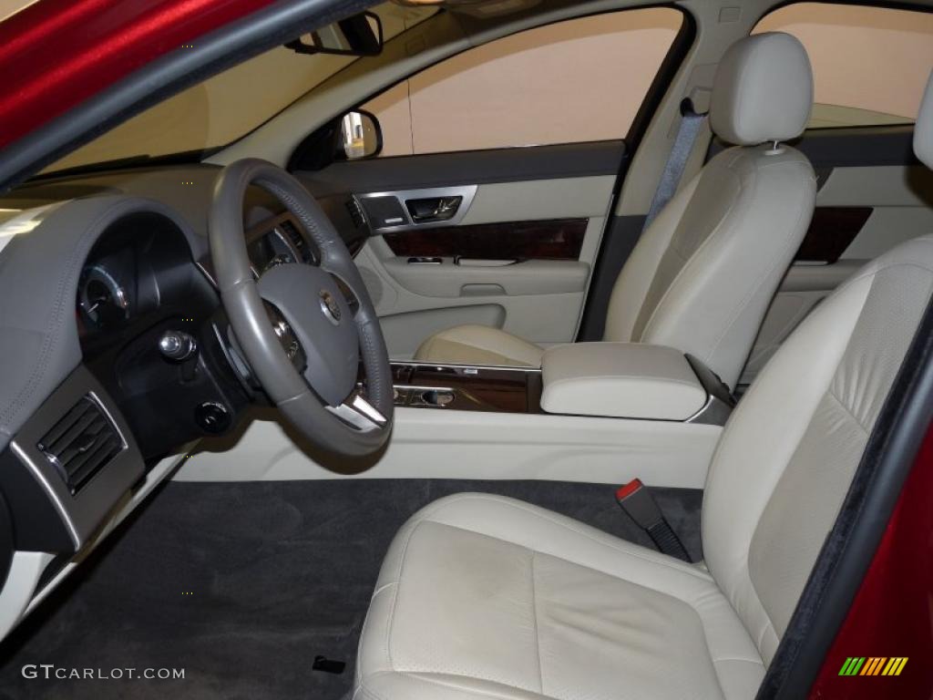 Ivory/Oyster Interior 2009 Jaguar XF Supercharged Photo #38469933