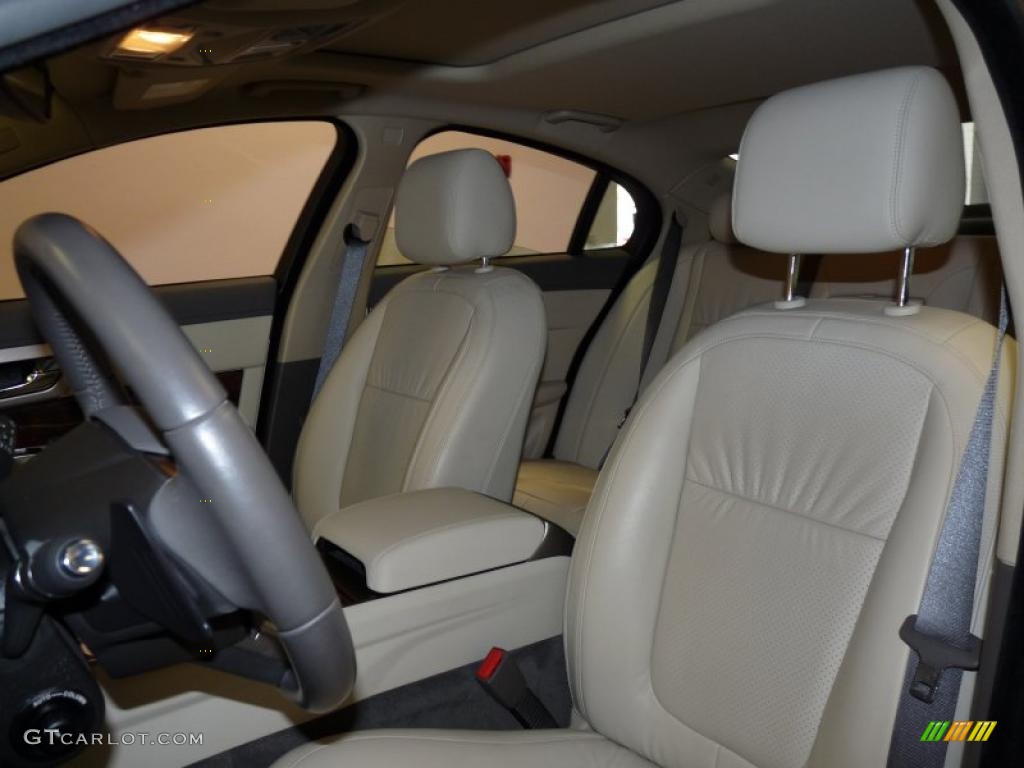 Ivory/Oyster Interior 2009 Jaguar XF Supercharged Photo #38469949