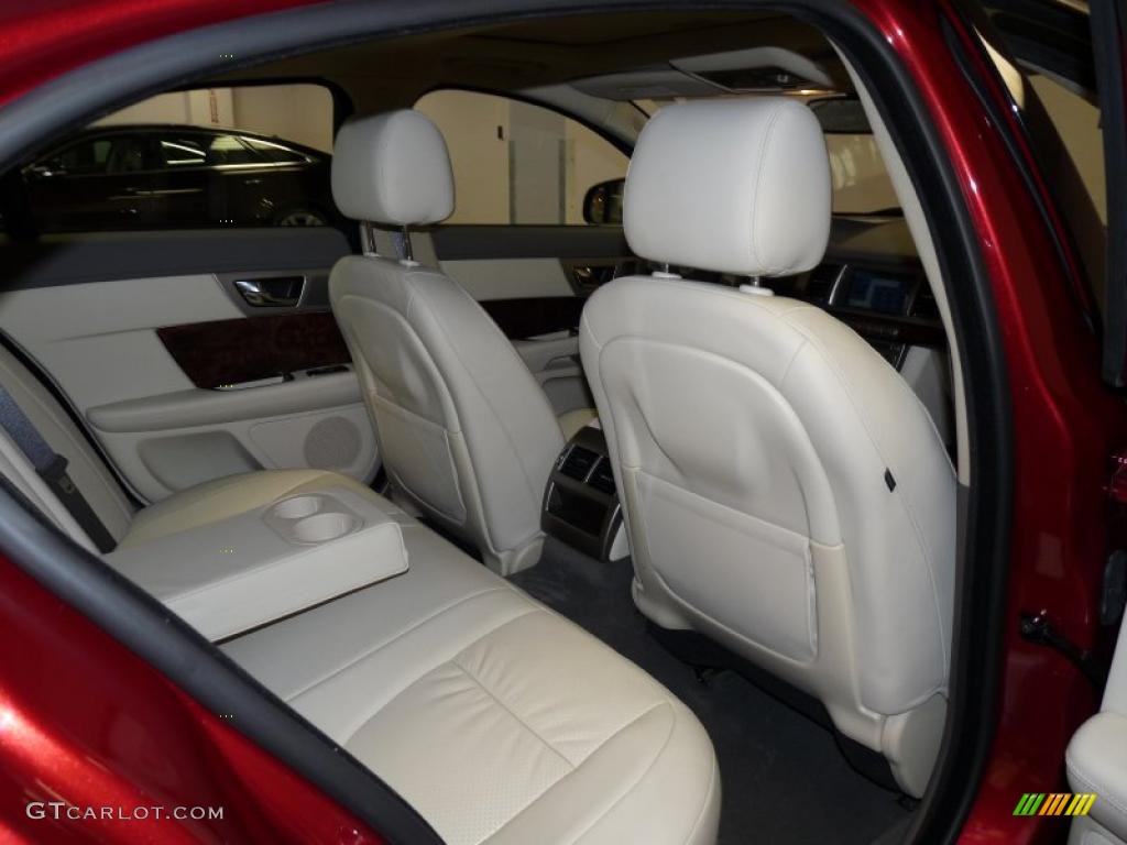 2009 XF Supercharged - Radiance Red Metallic / Ivory/Oyster photo #27