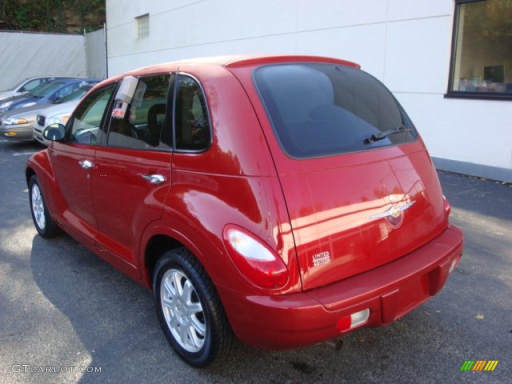 2006 PT Cruiser Limited - Inferno Red Crystal Pearl / Pastel Pebble Beige photo #2