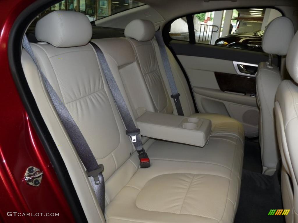 2009 XF Supercharged - Radiance Red Metallic / Ivory/Oyster photo #28