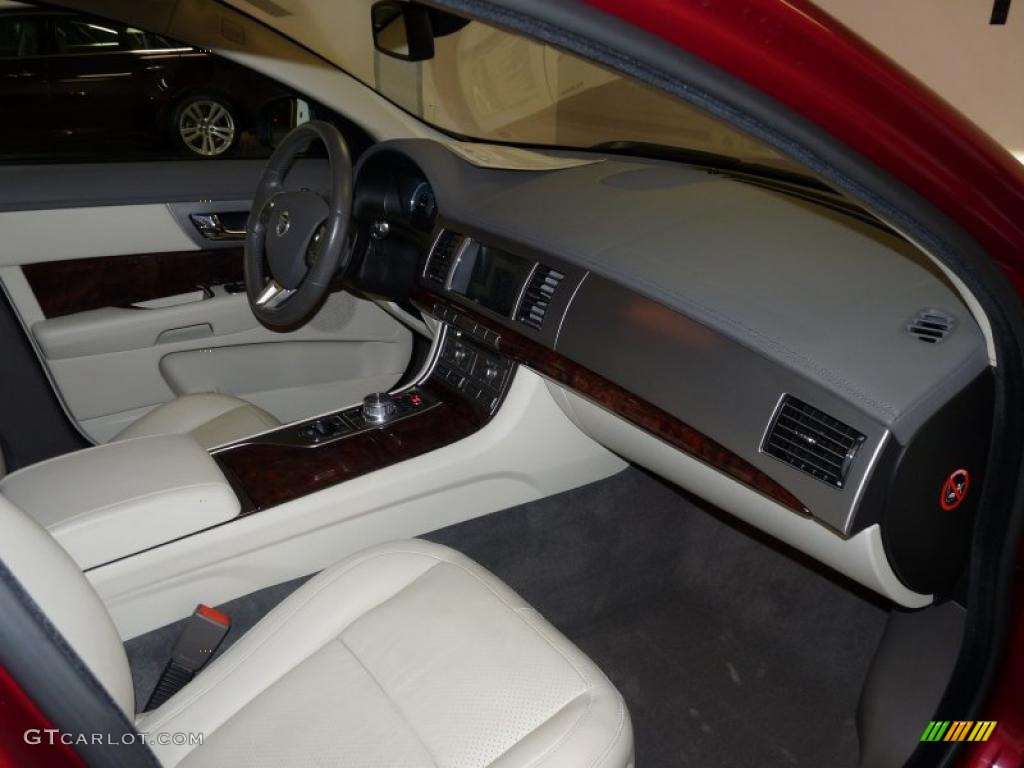 2009 XF Supercharged - Radiance Red Metallic / Ivory/Oyster photo #29