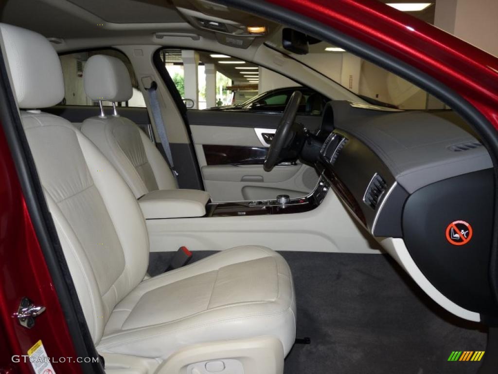 Ivory/Oyster Interior 2009 Jaguar XF Supercharged Photo #38470041