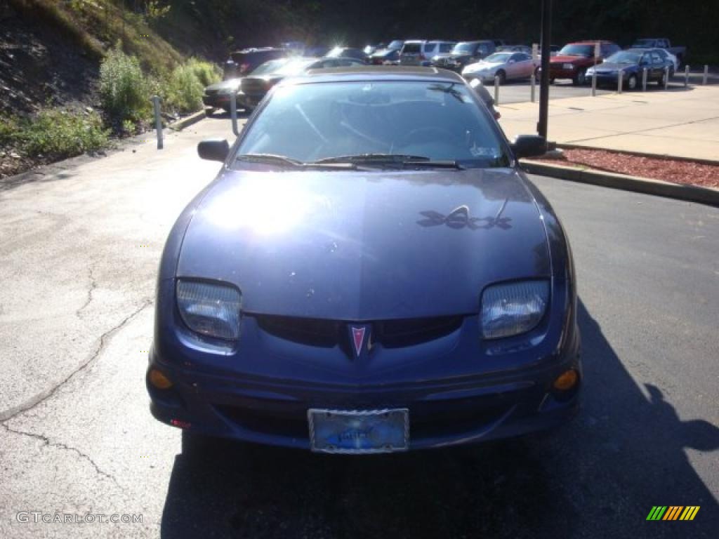 2001 Sunfire SE Coupe - Indigo Blue / Graphite photo #6