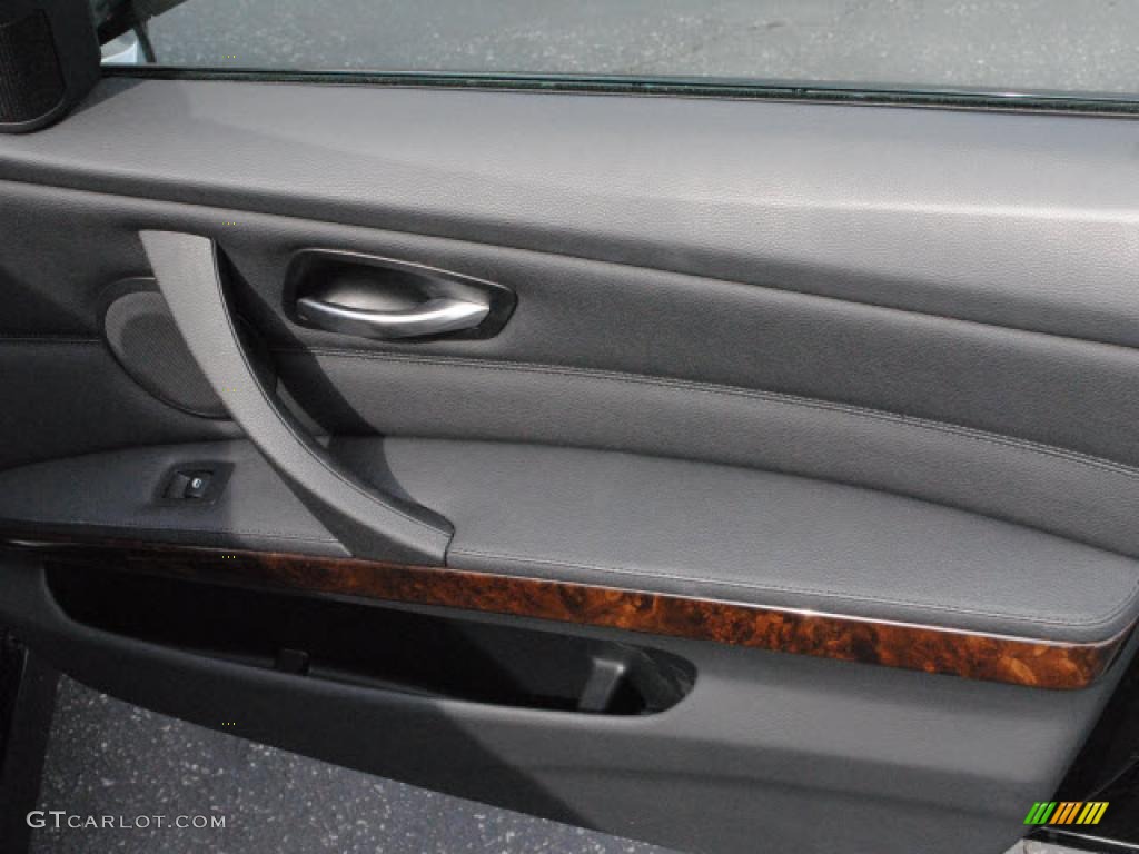 2009 BMW 3 Series 335i Sedan Black Door Panel Photo #38470537