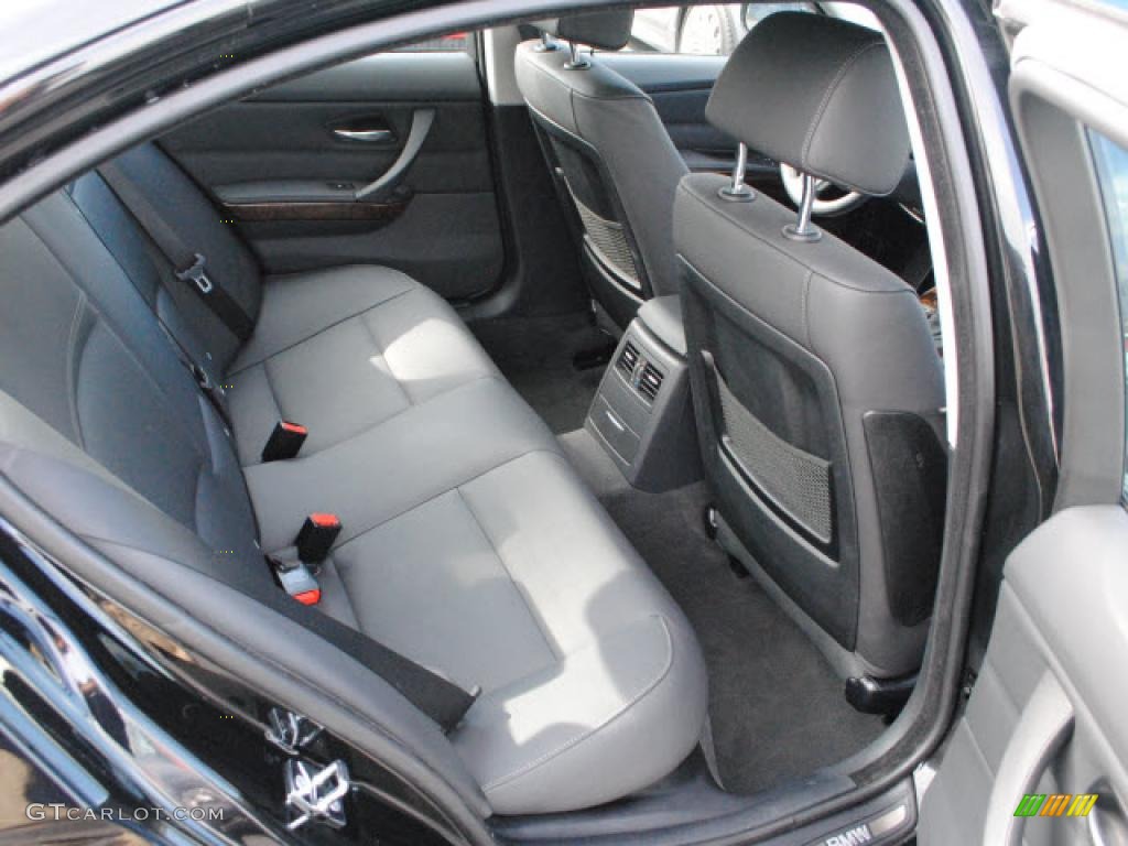Black Interior 2009 BMW 3 Series 335i Sedan Photo #38470549