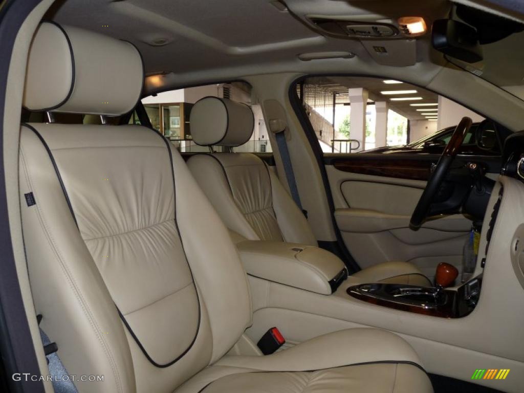 Barley/Charcoal Interior 2007 Jaguar XJ Super V8 Photo #38470641