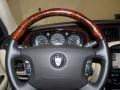 Barley/Charcoal 2007 Jaguar XJ Super V8 Steering Wheel