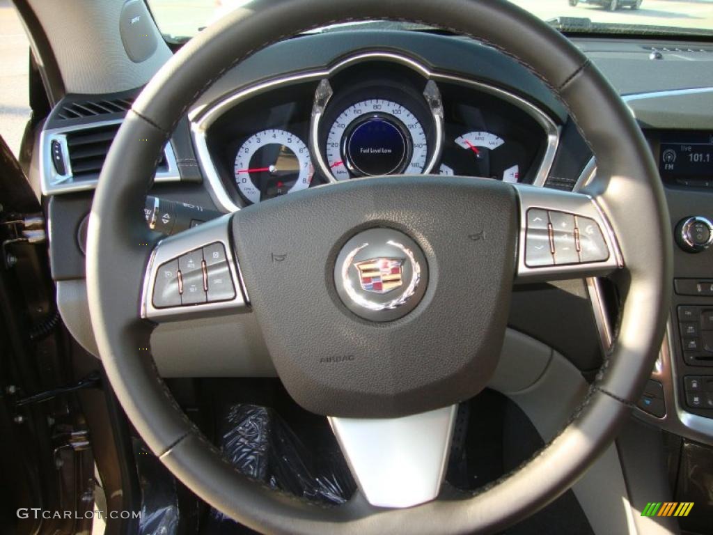 2011 Cadillac SRX FWD Ebony/Titanium Steering Wheel Photo #38471785