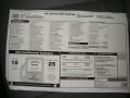 2011 Cadillac SRX FWD Window Sticker