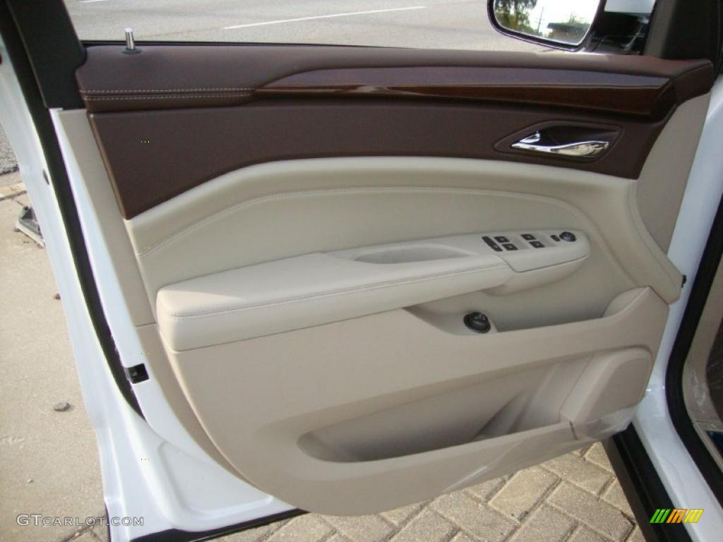 2011 Cadillac SRX 4 V6 AWD Shale/Brownstone Door Panel Photo #38472065