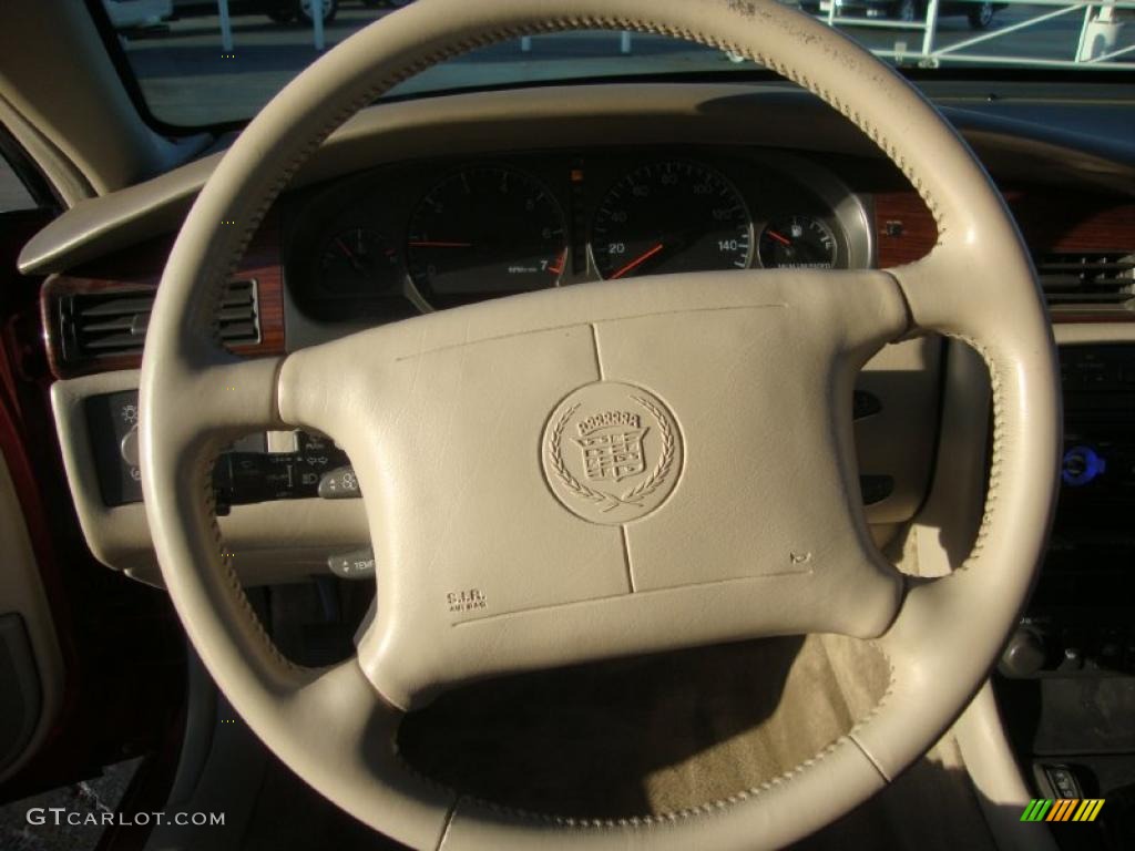 2000 Cadillac Eldorado ESC Oatmeal Steering Wheel Photo #38473351