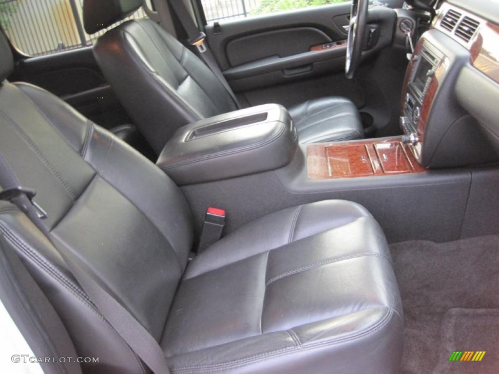 Ebony Interior 2007 Chevrolet Avalanche LTZ 4WD Photo #38473859