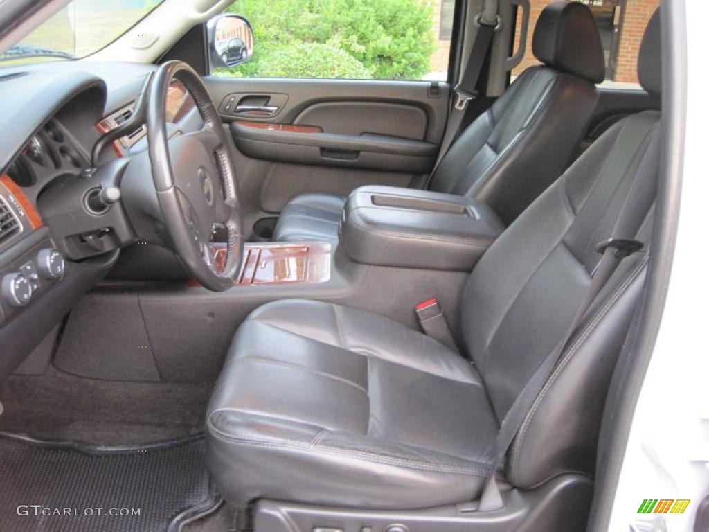 Ebony Interior 2007 Chevrolet Avalanche LTZ 4WD Photo #38473879