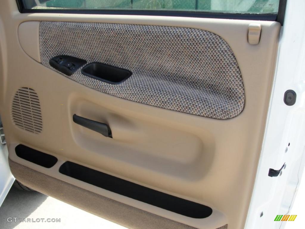 1998 Dodge Ram 1500 Laramie SLT Extended Cab Beige Door Panel Photo #38475779