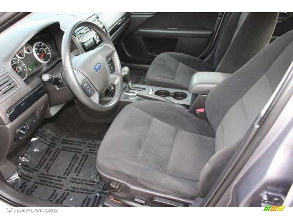 2007 Fusion SEL V6 AWD - Tungsten Grey Metallic / Charcoal Black photo #8