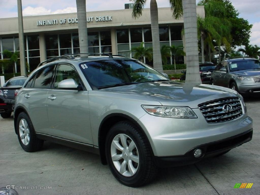 Brilliant Silver Metallic Infiniti FX