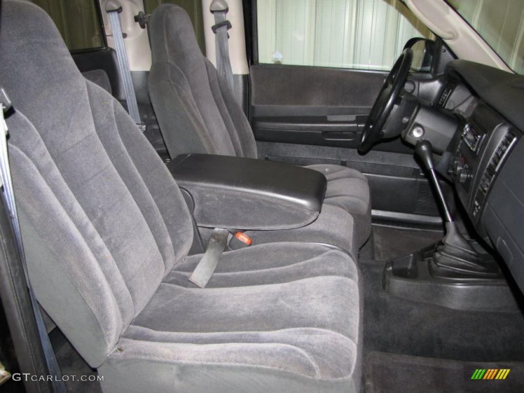 Dark Slate Gray Interior 2001 Dodge Dakota Sport Club Cab 4x4 Photo #38478011