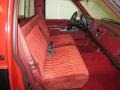  1990 Sierra 1500 Regular Cab Red Interior