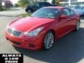 2009 Vibrant Red Infiniti G 37 S Sport Coupe  photo #3