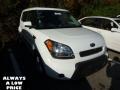 2010 Clear White Kia Soul +  photo #1