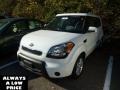 2010 Clear White Kia Soul +  photo #3