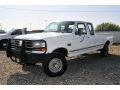 Oxford White - F250 XLT Extended Cab 4x4 Photo No. 1