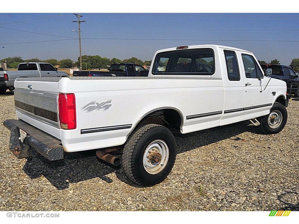 Oxford White 1995 Ford F250 XLT Extended Cab 4x4 Exterior Photo #38484919