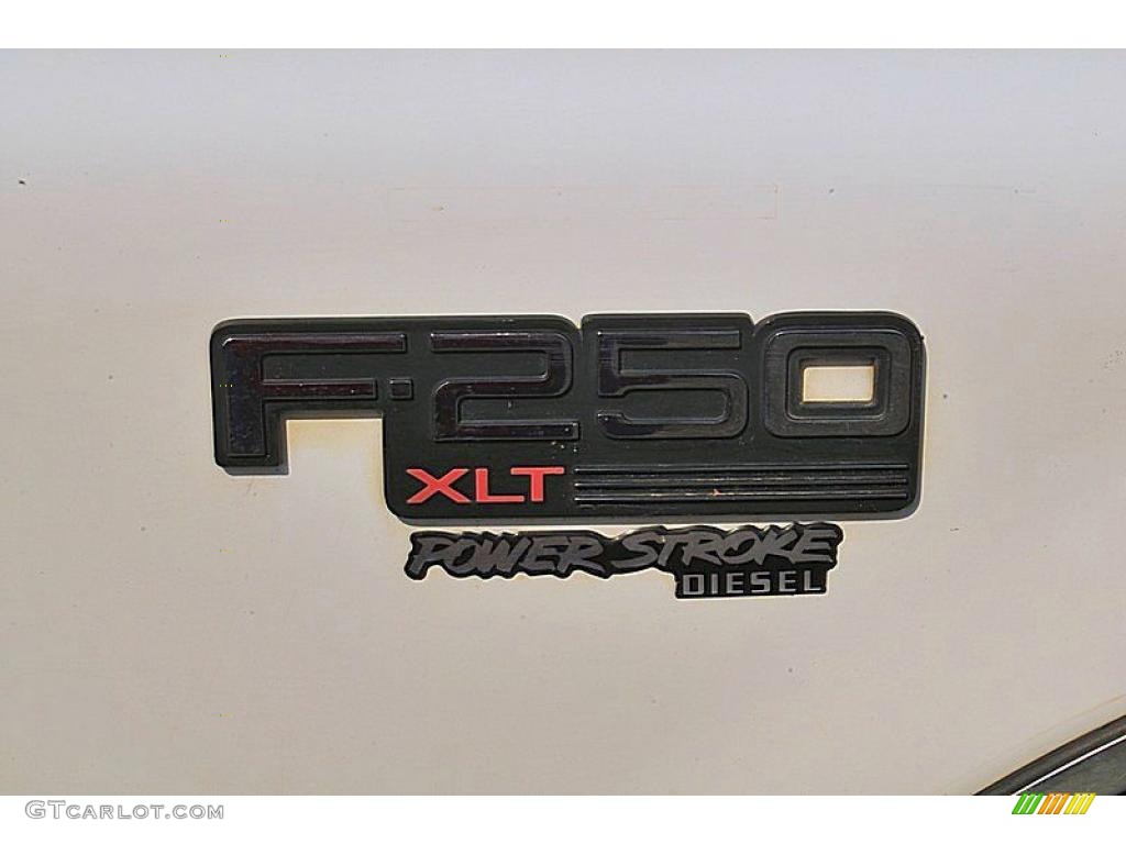 1995 Ford F250 XLT Extended Cab 4x4 Marks and Logos Photo #38484955