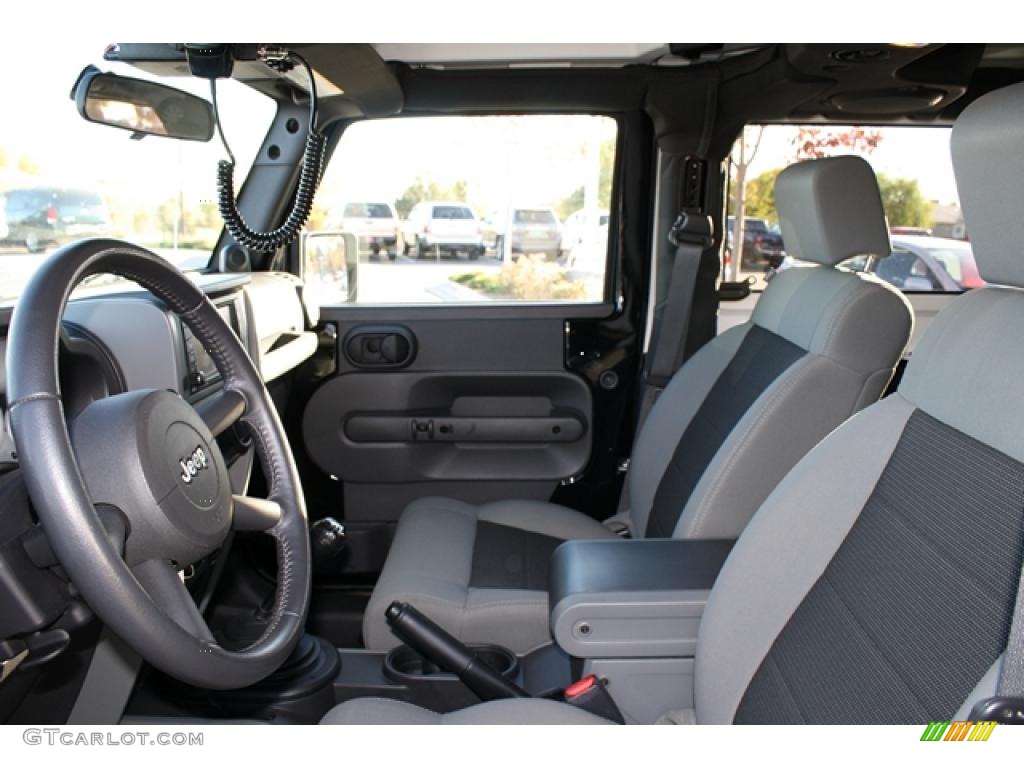 Dark Slate Gray/Medium Slate Gray Interior 2010 Jeep Wrangler Rubicon 4x4 Photo #38485043