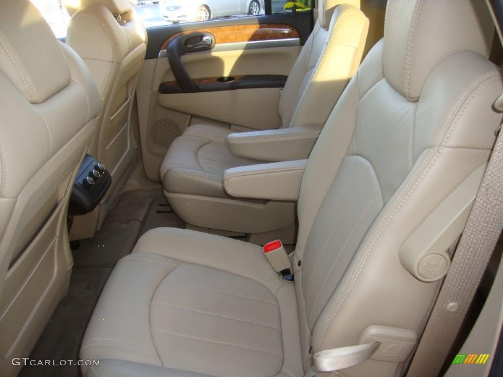 2008 Enclave CXL AWD - Red Jewel / Cashmere/Cocoa photo #9