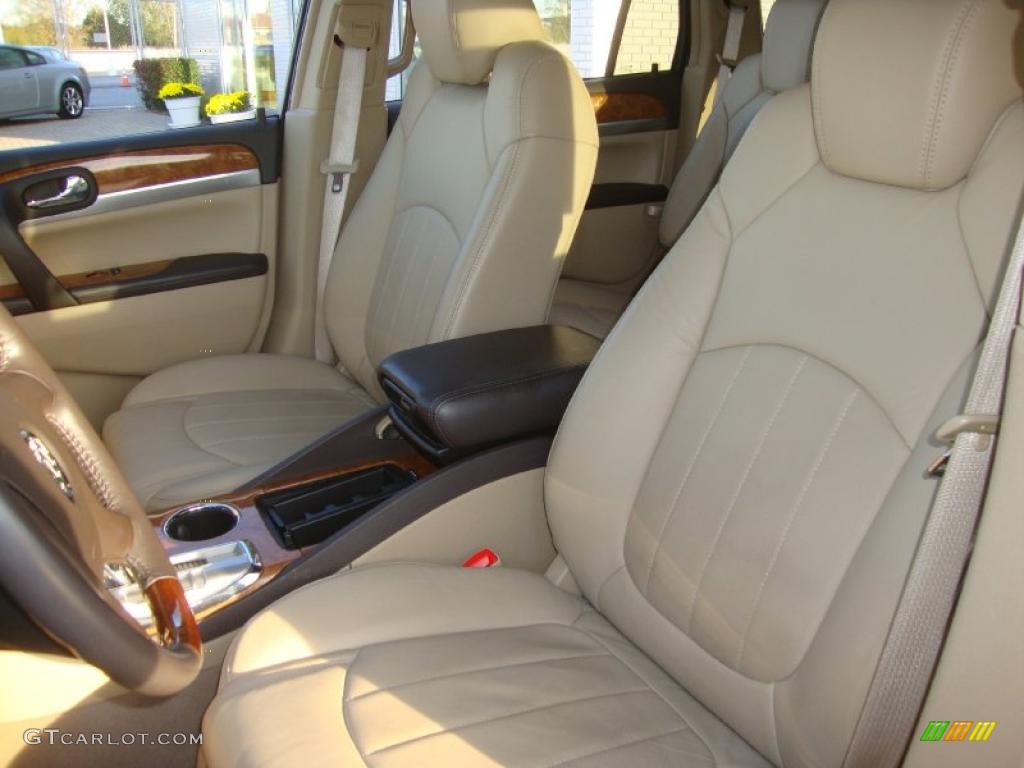 2008 Enclave CXL AWD - Red Jewel / Cashmere/Cocoa photo #11