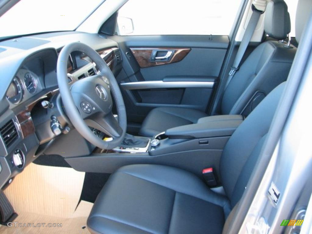 Black Interior 2011 Mercedes-Benz GLK 350 4Matic Photo #38485403