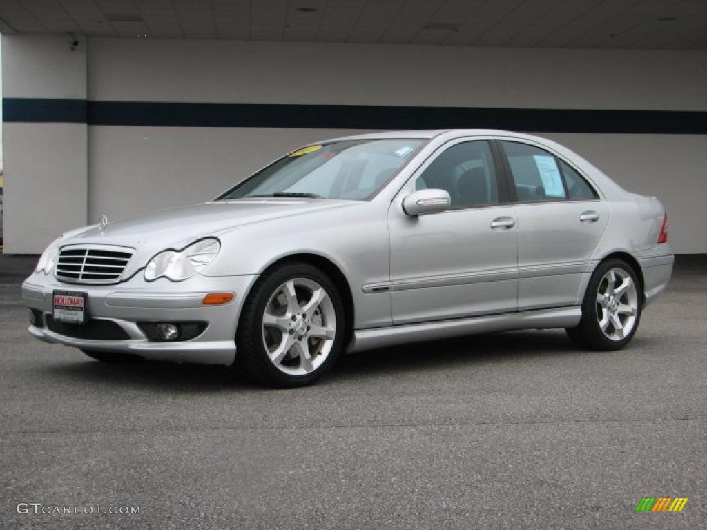 Iridium Silver Metallic 2007 Mercedes-Benz C 230 Sport Exterior Photo #38486575