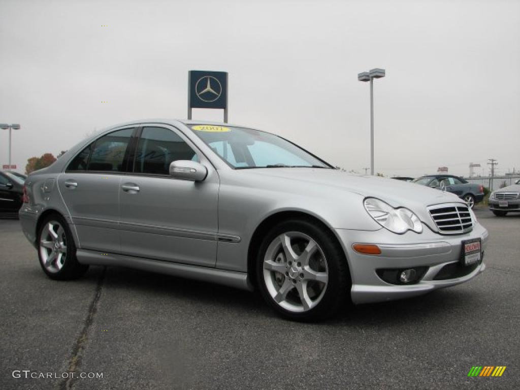 Iridium Silver Metallic 2007 Mercedes-Benz C 230 Sport Exterior Photo #38486603