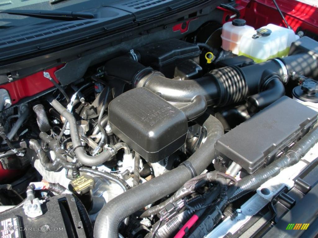 2010 F150 Lariat SuperCab - Red Candy Metallic / Tan photo #11