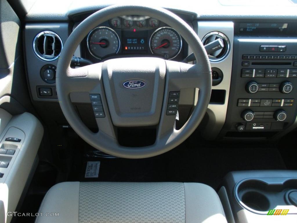 2010 F150 XLT SuperCrew - Sterling Grey Metallic / Medium Stone photo #6