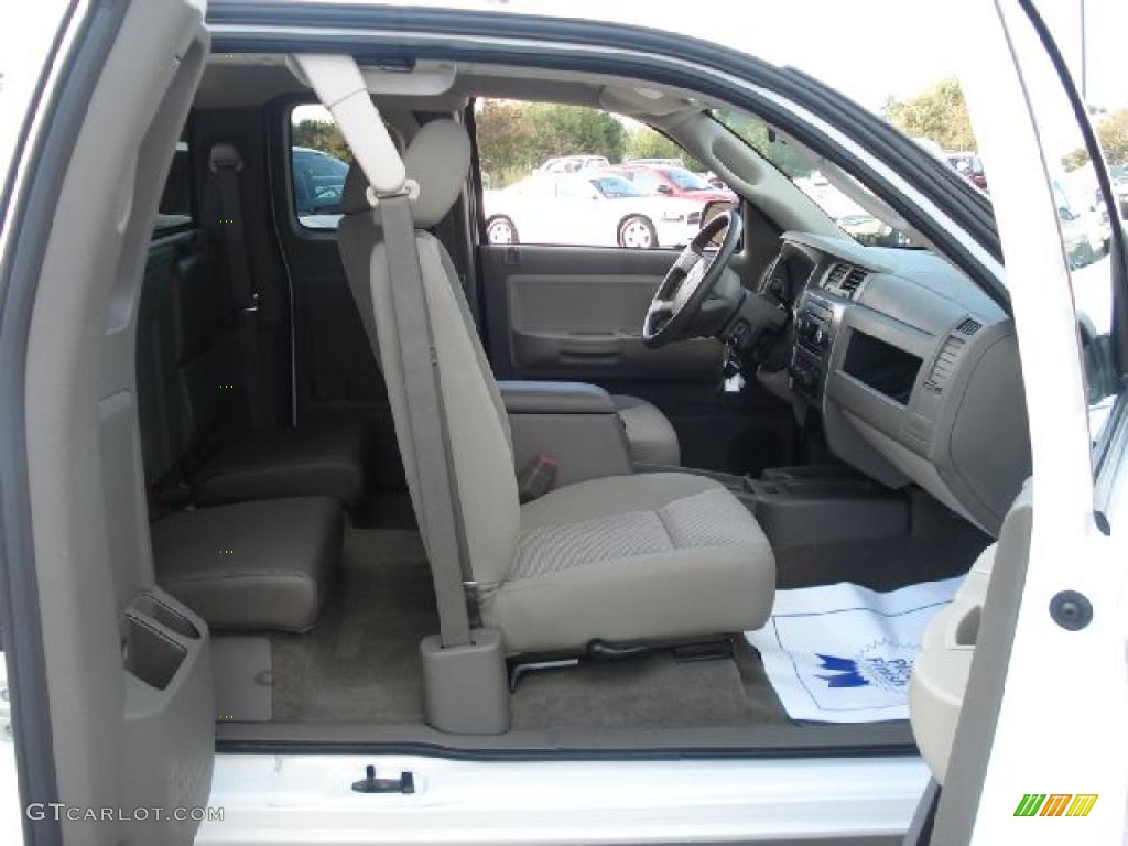 Dark Slate Gray/Medium Slate Gray Interior 2008 Dodge Dakota SLT Extended Cab Photo #38489091