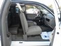 Dark Slate Gray/Medium Slate Gray 2008 Dodge Dakota SLT Extended Cab Interior Color