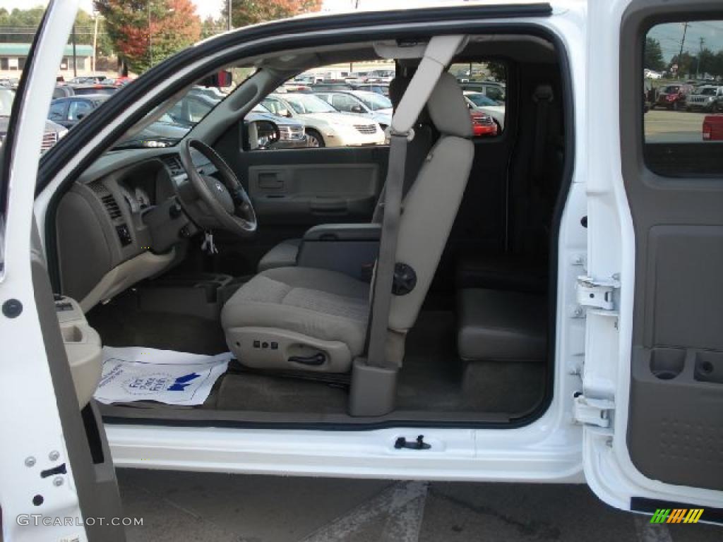 Dark Slate Gray/Medium Slate Gray Interior 2008 Dodge Dakota SLT Extended Cab Photo #38489107