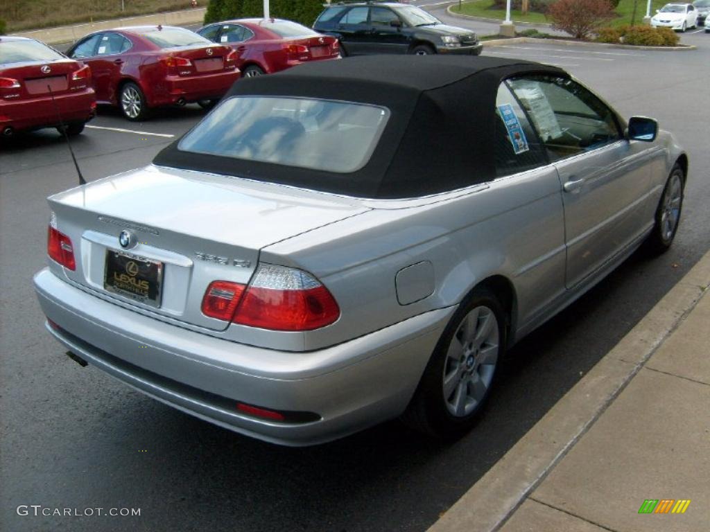 2006 3 Series 325i Convertible - Titanium Silver Metallic / Black photo #5