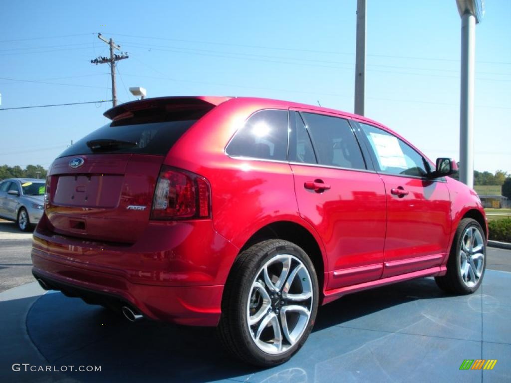 Red Candy Metallic 2011 Ford Edge Sport Exterior Photo #38489527